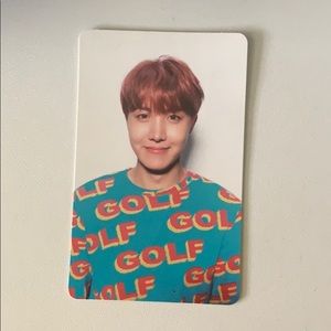 Official BTS J Hope Love Yourself Her Photocard